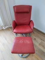 Ikea Malung fauteuil met voetenbank jaren 90 retro vintage, Huis en Inrichting, Fauteuils, Ophalen, Gebruikt, 75 tot 100 cm, Metaal