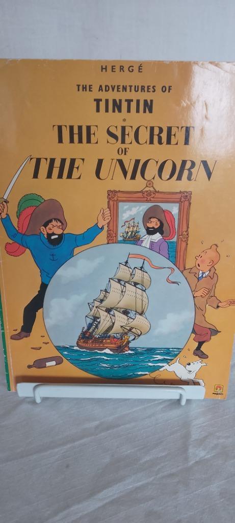 Tintin: The Secret of the Unicorn - English Edition (Magnet, Boeken, Stripboeken, Gelezen, Eén stripboek, Ophalen of Verzenden