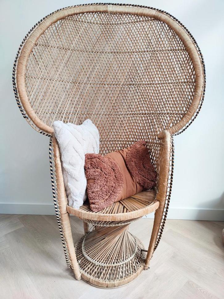 Vintage Emmanuel Pauwstoel - Boheemse Stijl, Antiek en Kunst, Antiek | Meubels | Stoelen en Banken, Ophalen