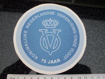 sticker koninklijke nederlandse vereniging onze vloot logo  beschikbaar voor biedingen