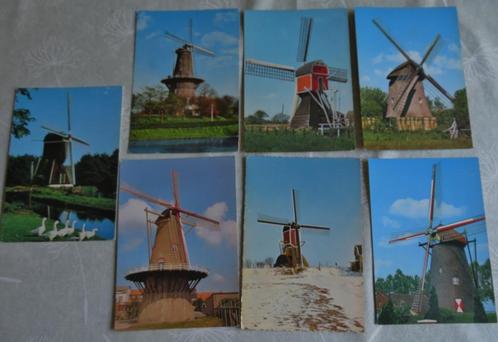 8 MOLEN KAARTEN * Nederland *, Verzamelen, Ansichtkaarten | Themakaarten, Gelopen, 1980 tot heden, Gebouw, Verzenden