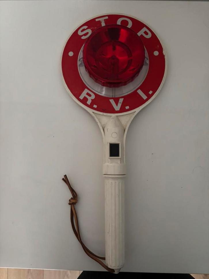 Vintage STOP-lamp R.V.I. – zeldzaam verzamelobject, Verzamelen, Overige Verzamelen, Gebruikt, Ophalen of Verzenden