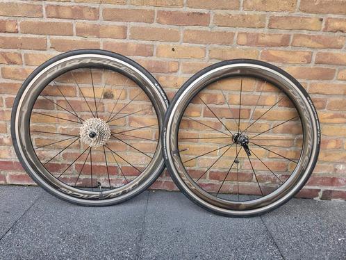 Dura Ace carbon wielset, Fietsen en Brommers, Fietsonderdelen, Zo goed als nieuw, Racefiets, Wiel, Ophalen of Verzenden