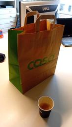 Partij Tasjes stevig karton voor fruit groente, Diversen, Levensmiddelen, Ophalen of Verzenden