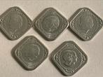5 vierkante stuivers, Postzegels en Munten, Munten | Nederland, Ophalen of Verzenden, Koningin Juliana, 5 cent