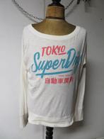 Heren T-Shirt Superdry maat L wit (Z.G.A.N.), Maat 52/54 (L), Wit, Ophalen of Verzenden, Zo goed als nieuw