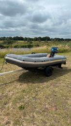 Rubberboot 6PK met aanhanger (Lees beschrijving!), Watersport en Boten, Ophalen, Gebruikt, Overige typen, Motorboot