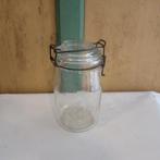 Weck pot L' utile blank glas Frankrijk origineel 1 liter, Ophalen of Verzenden