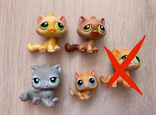 Littlest pet shop katten cats petshop LPS diertjes, Verzamelen, Poppetjes en Figuurtjes, Gebruikt, Ophalen of Verzenden