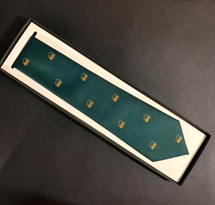 Stropdas locomotief De Arend (groen), Verzamelen, Spoorwegen en Tramwegen, Zo goed als nieuw, Trein, Overige typen, Ophalen of Verzenden