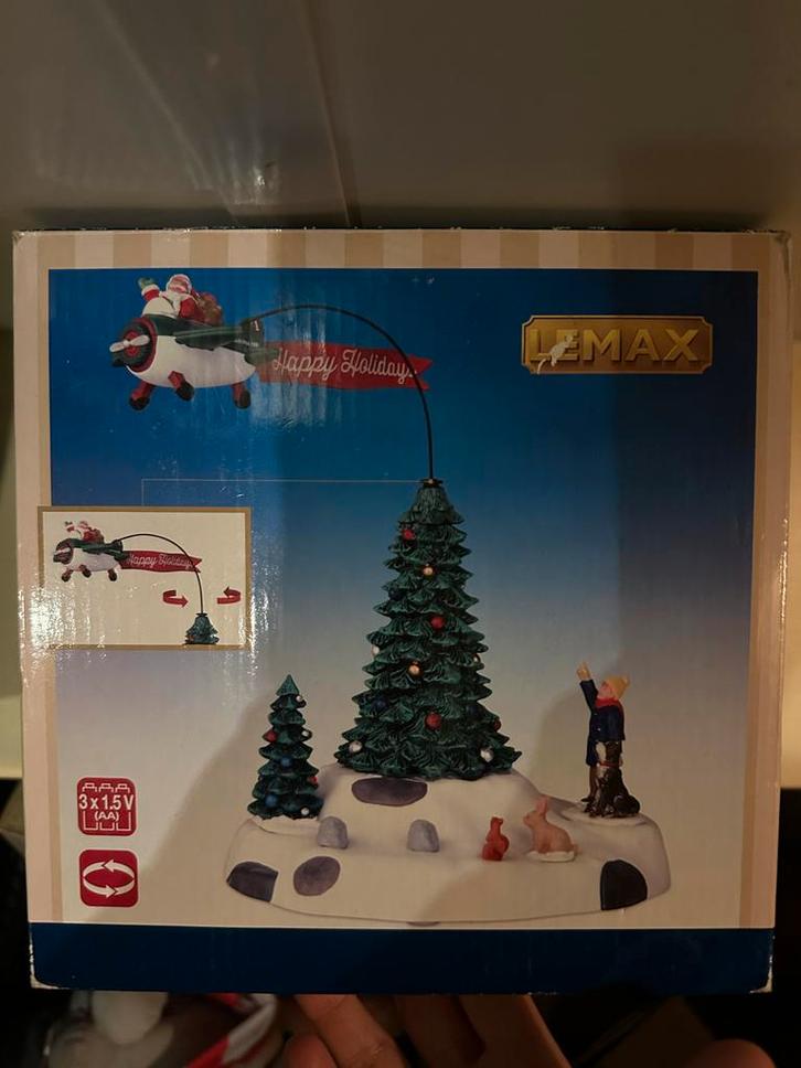 Lemax Santa Claus Happy Holidays, Diversen, Kerst, Zo goed als nieuw, Ophalen of Verzenden