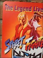 STREET FIGHTER 2 ALPHA Metalen bord poster Retro Arcade, Spelcomputers en Games, Verzenden, Nieuw
