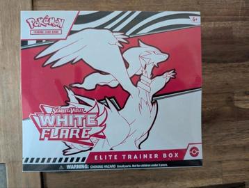 Pokemon Scarlet & Violet White Flare Elite trainer box ETB beschikbaar voor biedingen
