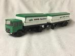 MAN diesel Underfloor vrachtwagen+aanhanger met huifbakken, Hobby en Vrije tijd, Modelauto's | 1:50, Ophalen of Verzenden, Zo goed als nieuw