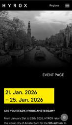 Hyrox Amsterdam men singles woensdag, Eén persoon