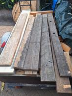 azobe hout   5x, Doe-het-zelf en Verbouw, Hout en Planken, Ophalen of Verzenden, Gebruikt, Overige houtsoorten, Minder dan 200 cm