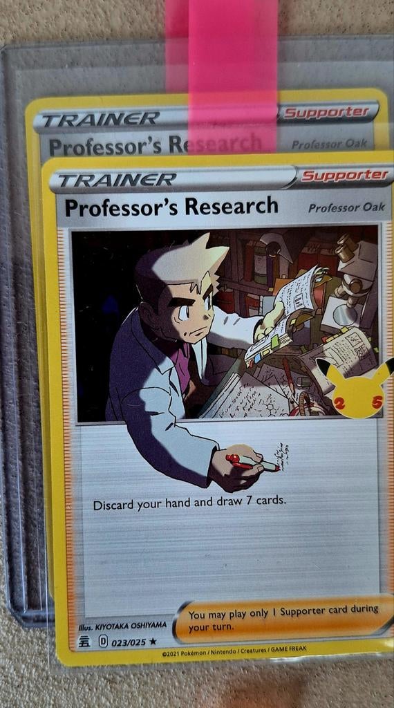 Professor's Research - Pokémon Kaart, Ophalen of Verzenden