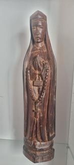 Uniek handgesneden Afrikaans houten beeld – massief hout, Antiek en Kunst, Antiek | Religie, Ophalen of Verzenden