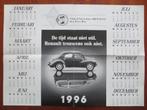 Kalender 1996 Club d’ Anciennes Renault (met 4CV), Boeken, Ophalen of Verzenden, Nieuw, Renault