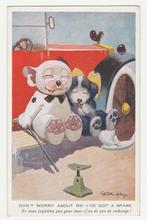 Bonzo.  G. Studdy.  Honden.  Illustrateurs., Verzenden, 1920 tot 1940, Ongelopen, Overige thema's