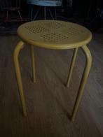 Leuk geel krukje, Ophalen, Hout