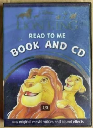 Luisterboek CD + boek The Lion King; original movie voices s beschikbaar voor biedingen