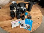 Complete Praktica MTL3 incl 4 lenzen en flitser, Audio, Tv en Foto, Fotocamera's Analoog, Ophalen of Verzenden, Gebruikt, Spiegelreflex