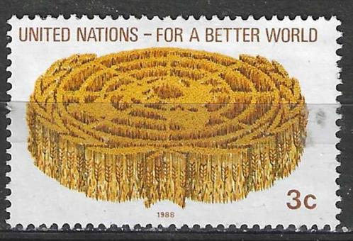 Verenigde Naties 1985 - Yvert 512 - Een betere Wereld (ZG), Postzegels en Munten, Postzegels | Amerika, Postfris, Noord-Amerika
