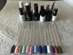 12 kleuren Gellak, Ophalen of Verzenden, Gebruikt, Overige kleuren, Handen en Nagels