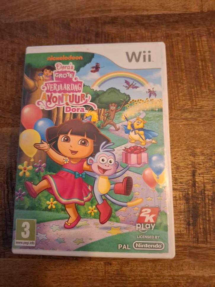 Nintendo wii Dora s grote verjaardag avontuur Dora ., Spelcomputers en Games, Games | Nintendo Wii, Zo goed als nieuw, Avontuur en Actie