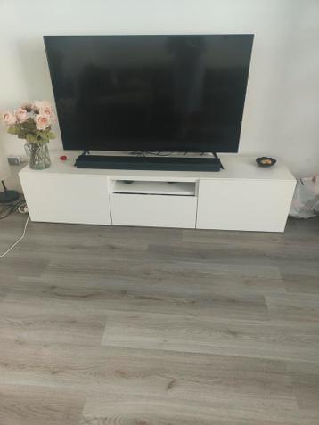 Ikea Besta tv meubel wit - afbeelding 1