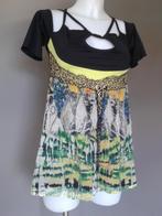 tuniek Save the Queen - zijde - handwerk - bandjes boven-M/L, Kleding | Dames, Blouses en Tunieken, Maat 38/40 (M), Overige kleuren