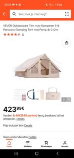 Nieuw opblaasbare tent 4x3x2 in doos!, Caravans en Kamperen, Ophalen of Verzenden, Nieuw
