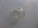 TE KOOP GEVRAAGD GLAZEN BOL VOOR RAAK LAMP, Huis en Inrichting, Lampen | Hanglampen, Gebruikt, Vintage, Ophalen of Verzenden, Glas