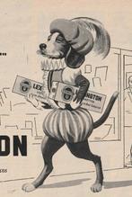 Retro reclame 1959 Lexington sigaretten Zwarte Piet hondje, Verzamelen, Verzenden, Overige typen