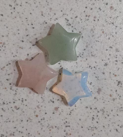 Leuke edelsteen sterren "nieuw" 3 Voor €2,50, Sieraden, Tassen en Uiterlijk, Edelstenen, Nieuw, Ophalen of Verzenden