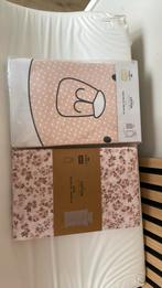 Twee katoenen baby dekbedovertreksets, Ophalen, Dekbedovertrek, Nieuw, Overige kleuren
