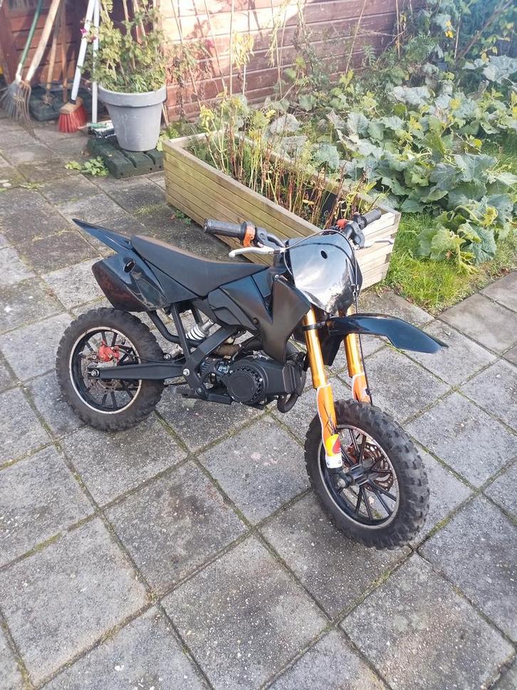 Mini pitbike 50cc, Fietsen en Brommers, Minibikes, Midibikes en Pitbikes, Zo goed als nieuw, Pitbike, Ophalen of Verzenden