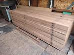 ️ Mahonie hardhouten latten 43x10mm div.lengtes, Doe-het-zelf en Verbouw, Hout en Planken, Ophalen, Minder dan 25 mm, Zo goed als nieuw