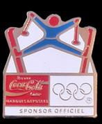 Coca-Cola sponsor officiel- skiespringen pin, Verzamelen, Speldjes, Pins en Buttons, Verzenden, Nieuw, Sport, Speldje of Pin
