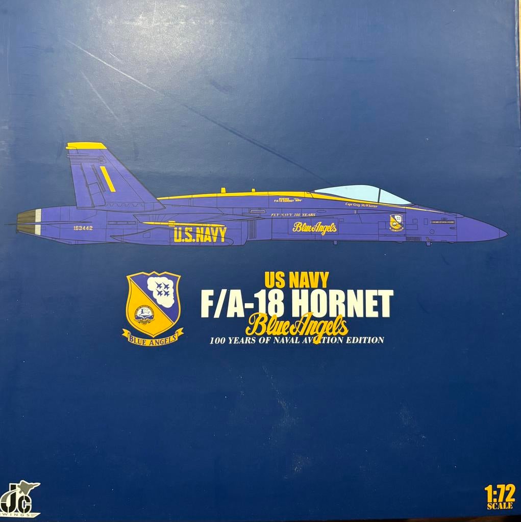 F18 Bleu Angels JC Wings 1:72, Ophalen of Verzenden, Zo goed als nieuw, 1:72 tot 1:144, Overige merken