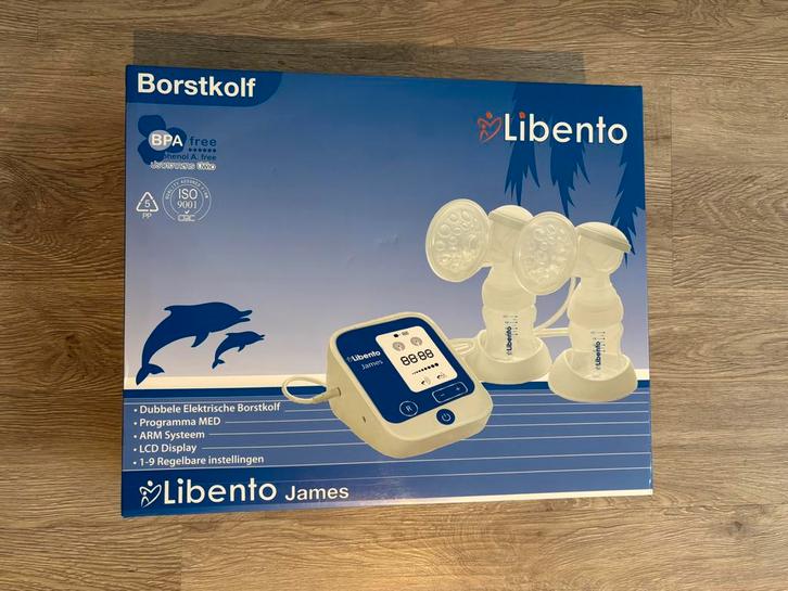 Borstkolf Libento James, Kinderen en Baby's, Babyvoeding en Toebehoren, Zo goed als nieuw, Borstkolf, Ophalen of Verzenden