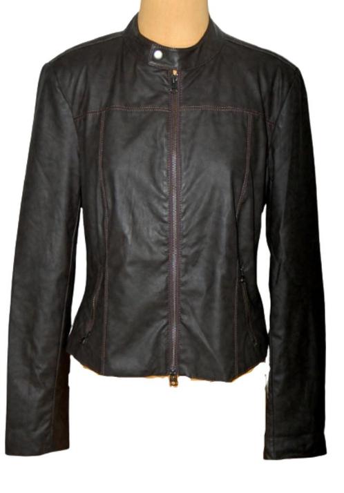 La Ligna lederlook jasje, biker jack, Mt. L, Kleding | Dames, Jasjes, Kostuums en Pakken, Zo goed als nieuw, Jasje, Maat 42/44 (L)