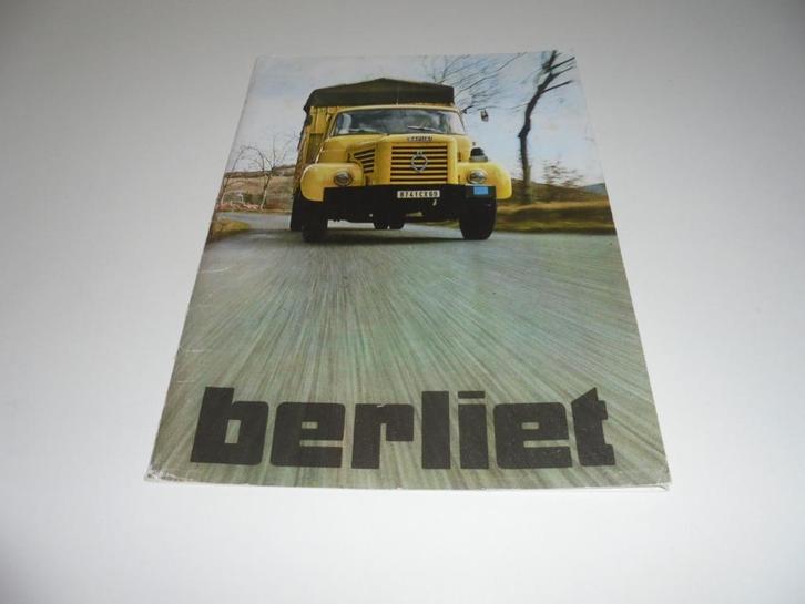Berliet infomap  1969, Boeken, Auto's | Folders en Tijdschriften, Gelezen, Overige merken, Ophalen of Verzenden