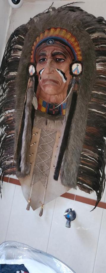 Indianen Masker Wanddecoratie beschikbaar voor biedingen