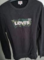 Levi's sweater logo print Mt S, Verzenden, Zo goed als nieuw, Levi’s, Groen