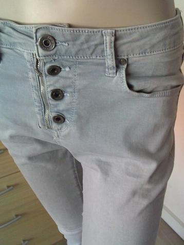 HAND WORK aparte grijze stretch spijkerbroek 36 beschikbaar voor biedingen