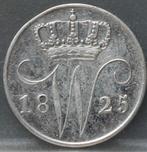 Mooie zilveren 5 cent 1825 B - stuiver 1825 B - Willem 1, Postzegels en Munten, Munten | Nederland, Zilver, Koning Willem III