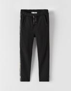 Zara zwarte velours broek joggingbroek met bedrukte bies 164, Broek, Nieuw, Ophalen of Verzenden, Zara