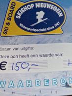 Waardebon  skishop Nieuwegein, Ophalen of Verzenden, Overige typen, Overige merken
